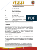 Informe Ampliacion Presupuestaria para Buena Pro