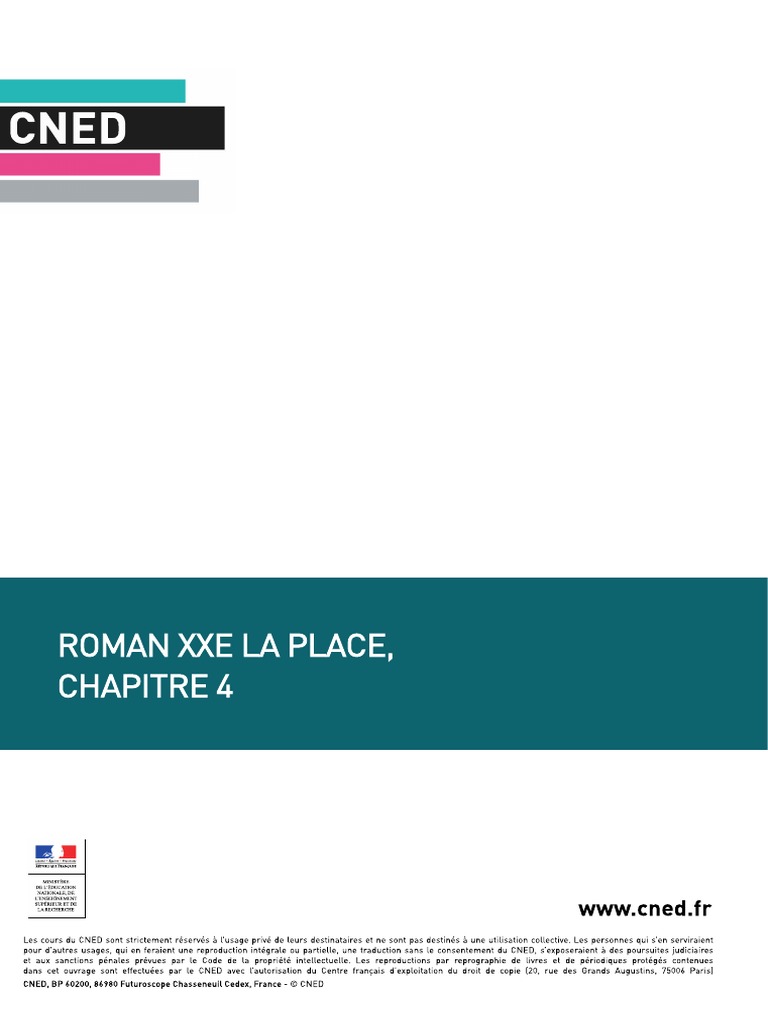 Chapitre 4 Annie Ernaux, La PLace | PDF