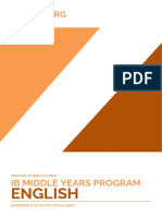 Ib Middle Years Program English Theory v1