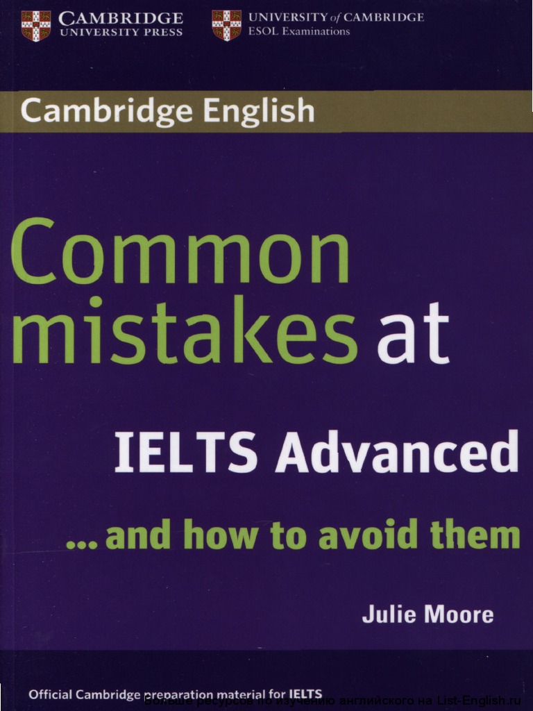 Mon Mistakes at IELTS Advanced | PDF | Language Arts & Discipline ...