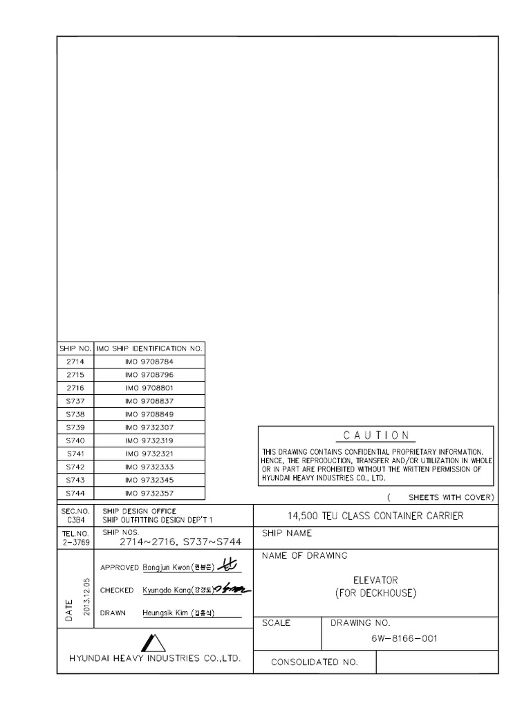 6W-8166-001 Elevator (140603) | PDF