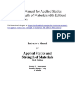 Solution Manual For Applied Statics and Strength of Materials 6th Edition 6th Edition