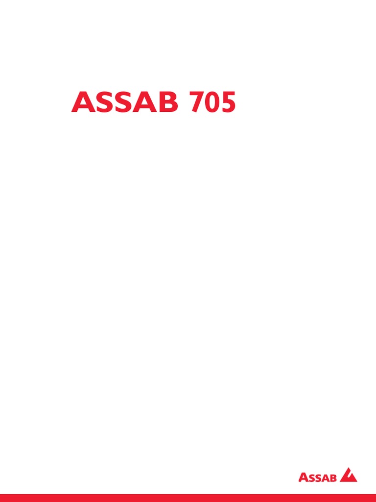 Assab 705-En | PDF | Heat Treating | Steel