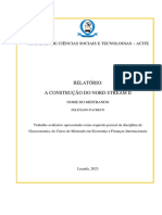 Trabalho de Geoeconomia