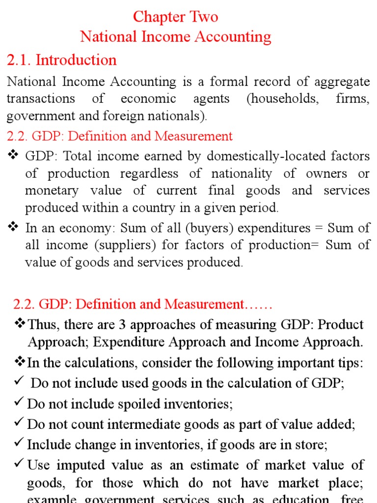 # Macroeconomics Chapter Two | PDF | Inflation | Gross Domestic Product