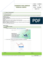 PR-ADM-01 Procedimiento para Generar Orden de Compra