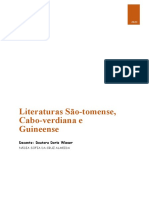 Literatura São-Tomense, Guineense e Cabo-Verdiana