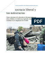 La Democracia Liberal y Las Autocracias