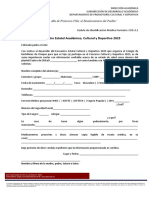 Cédula de Identificación Médica 2023