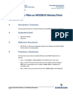 FBX - Setting Up Modbus Over Ethernet