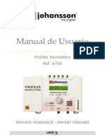 Manual Profiler 6700 - Fracarro