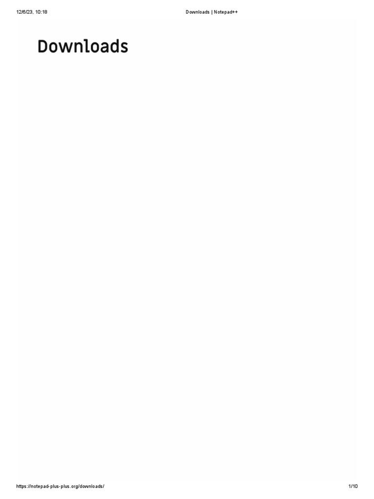 Downloads Notepad++ PDF