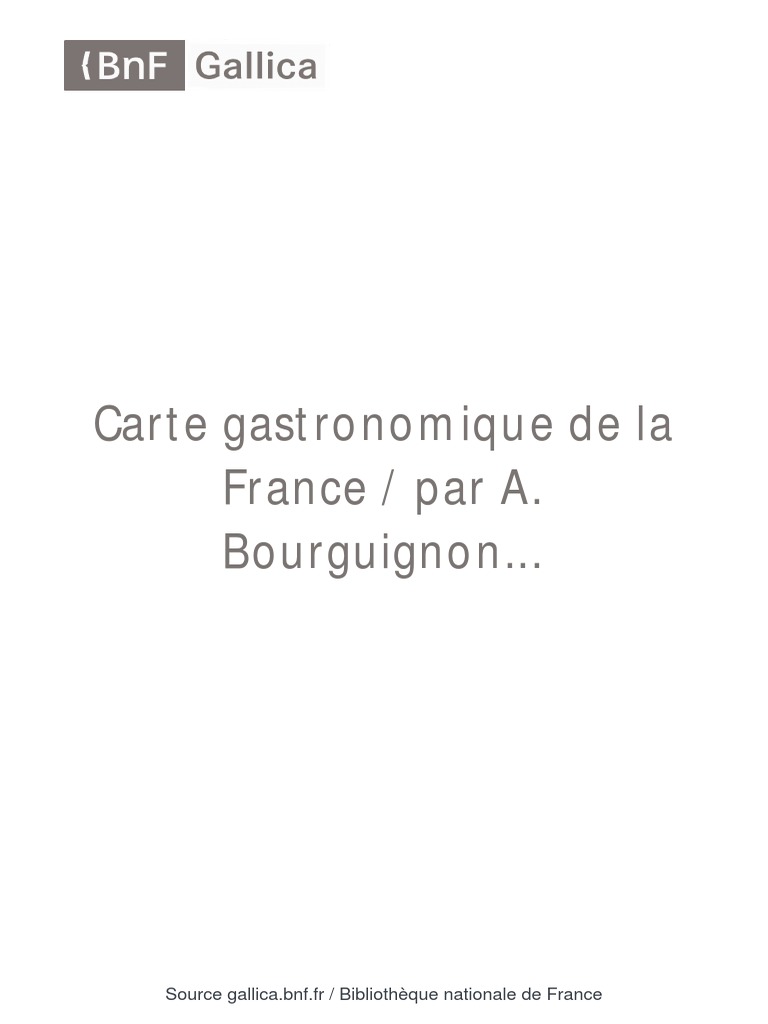 Autour de la gastronomie: Carte de France des produits