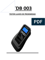 manual tdb003 español