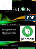 PeerCoin - Jordan Gorsevski