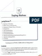 Buying Motives