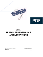 CPL Human Performance and Limitations Manual