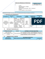 SESIÓN DE APRENDIZAJE N° 3 - 1 Y 2 grado