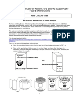 MDA Food Labeling Guide