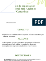 Explicación Extensiva Acciones Correctivas