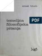 Temeljna Filozofska Pitanja - Ernst Bloch