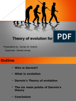 Theory of Evolution For Darwin