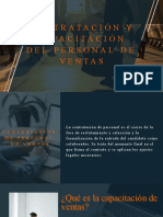 Contratacion y Capacitacion Del Personal de Ventas