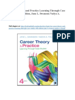 Test Bank For Career Theory and Practice Learning Through Case Studies 4th Edition Jane L Swanson Nadya A Fouad