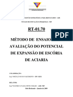 RT 01.70-2009 - Ensaio de Expansão PTM 130