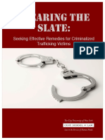 Effective Remedies For Criminalized Trafficking Victims CUNY 2014