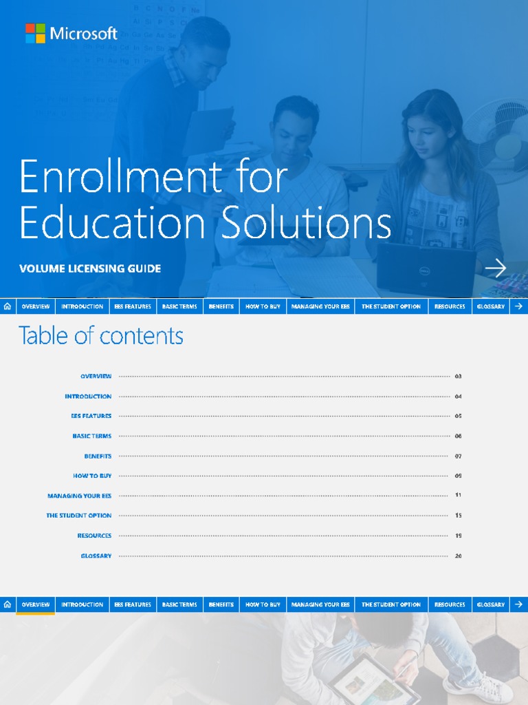 Enrollment For Education Solutions Licensing Guide Pdf Microsoft