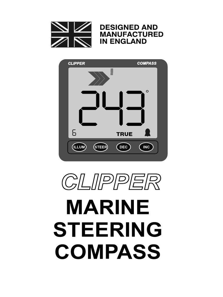 Clipper Compass Installation Guide | PDF | Compass | Electromagnetism