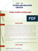 3.3 Isolation Amplifiers - Optocoupler