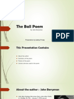 The Ball Poem Project