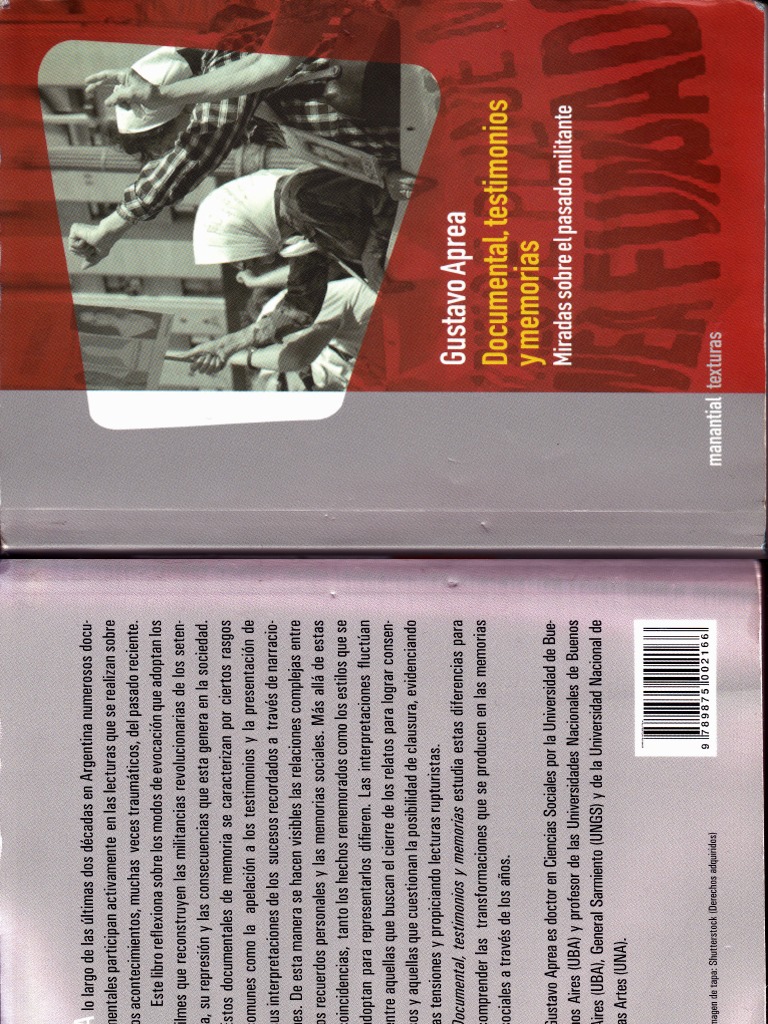 Portada Documental Testimonios y Memorias | PDF