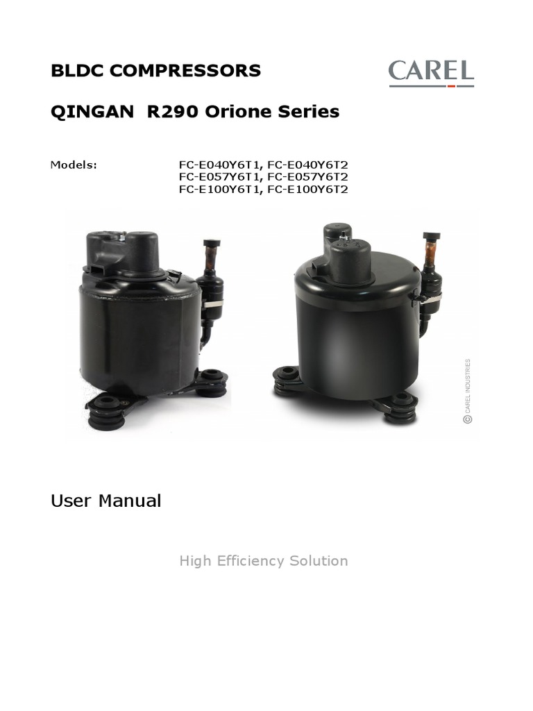QINGAN R290 Orione Series Compressors | PDF | Electric Motor | Leak