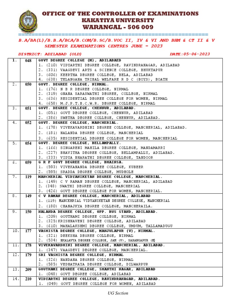 Bcom Time Table Download Free Pdf Undergraduate Education