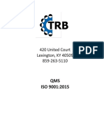 2015 TRB QMS Manual - Rev 2 - 2018