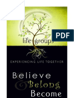 Life Groups Insert e Mailer Fall 2011