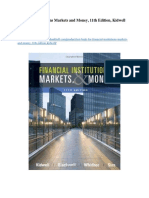 Test Bank For Financial Institutions Markets and Money 11th Edition Kidwell
