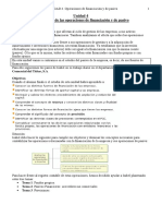 Operaciones de Financiación y de Pasivo