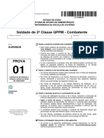 Instituto Aocp 2022 PM Go Soldado de 2 Classe QPPM Combatente Prova