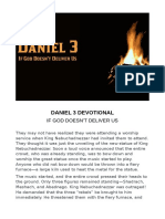Daniel 3 Devotional