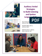 Av Strategies To Build Listening and Spoken Language Skills