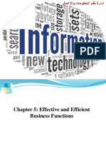 Lecture 5 - Chapter 5 Effective and Efficient Business Functions