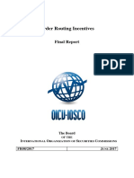 2017 - IOSCO - Order Routing Incentives - Final Report