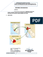 Informe Topografico - Canal Quipico