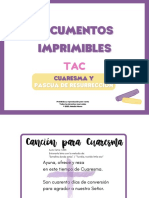 Imprimibles Cuaresma y Pascua