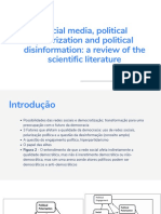 Social Media, Political Polarization and Political Disinformation A Review of The Scientific Literature