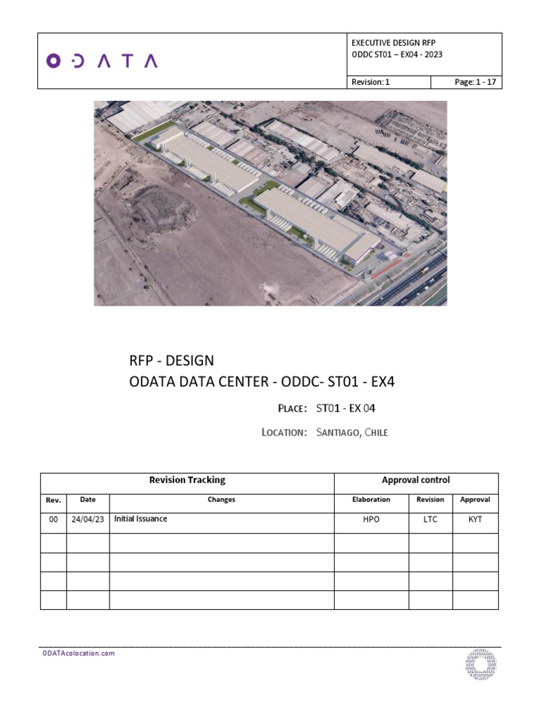 Data Center Design RFP | PDF | Request For Proposal | Specification ...